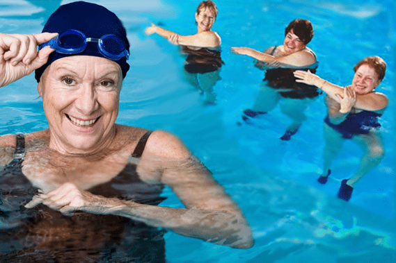 Плавание, аэробика - упражнения при артрите